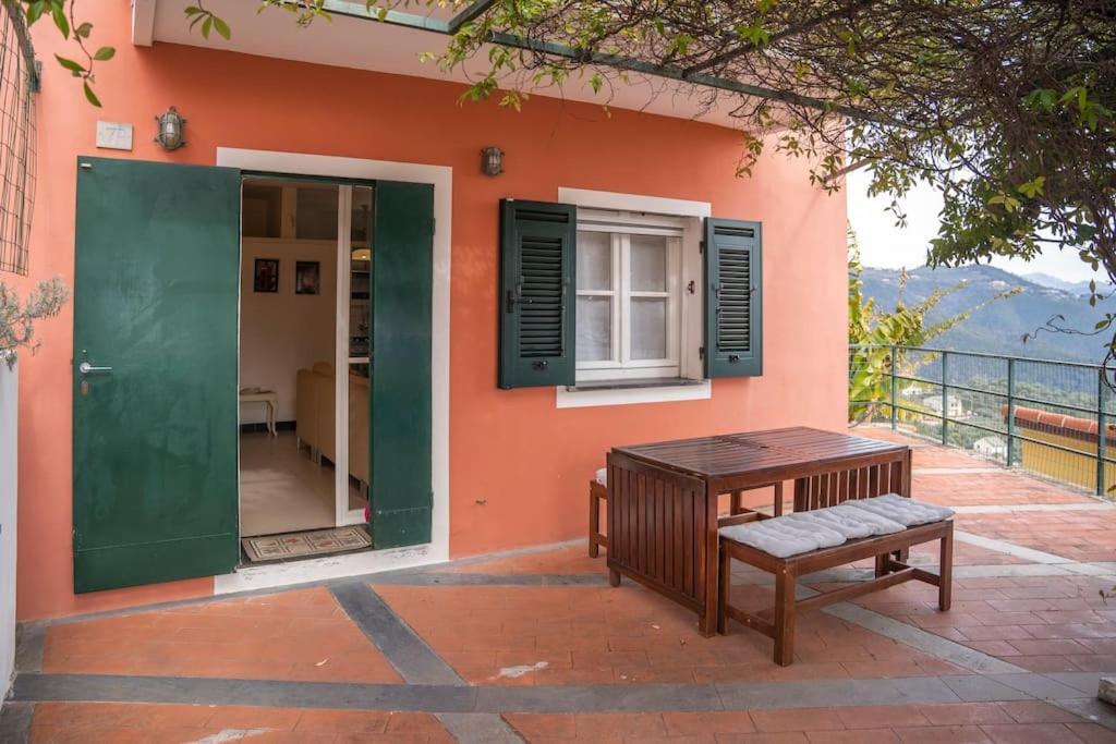 031 - Casa Armonia Vista Mare Sestri Levante, Pace Natura San Bernardo (Genoa) Exteriör bild
